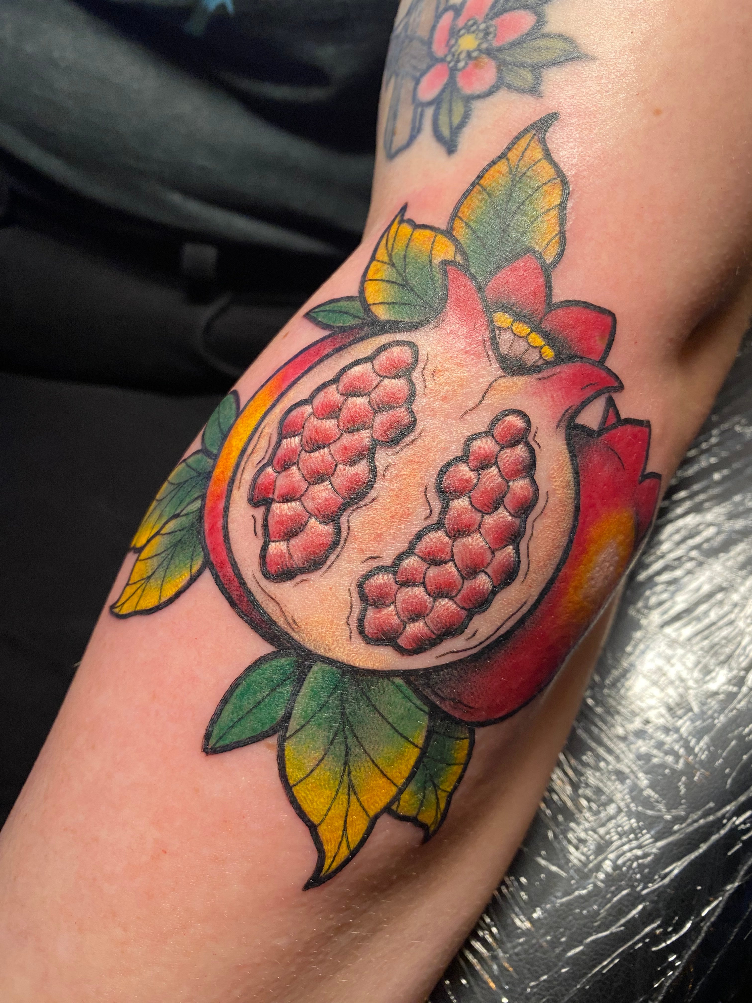 Stunning Strawberry Tattoo